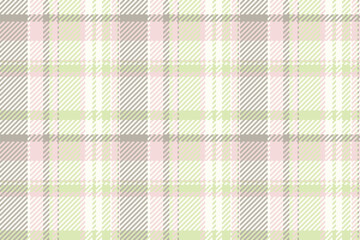 Performance fabric pattern plaid, oktoberfest check seamless tartan. Carnival background textile vector texture in light and snow colors.