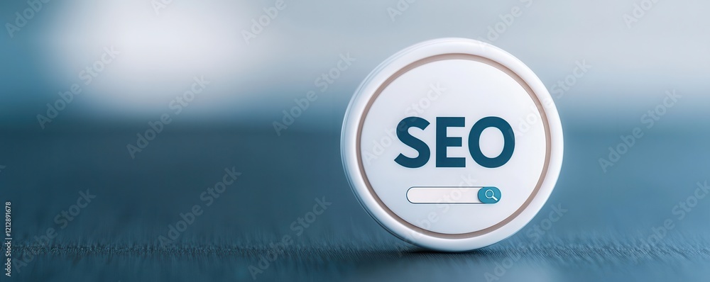 Poster a circular button with 