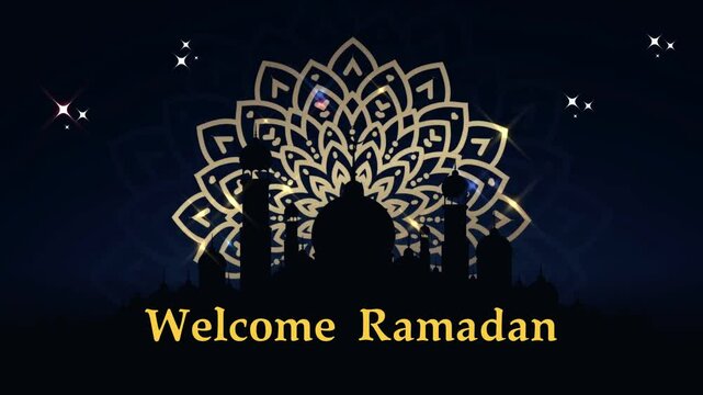 The Ramadan Text Effect Video