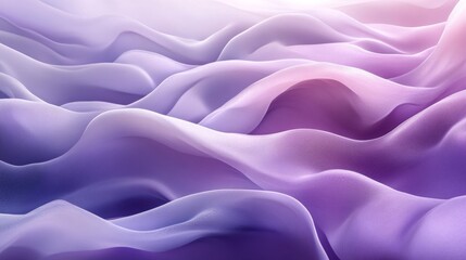 Obraz premium Abstract Purple Fabric Draped in Soft Waves