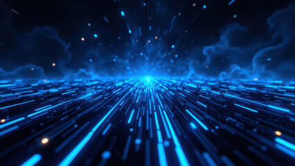 Obraz premium This is an image featuring a graphical representation with a futuristic design that appears to represent gamma AI, potentially symbolizing advanced technology and digital intelligence.