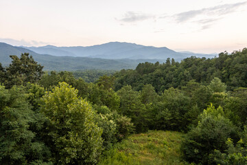 Smoky Mountains in Tennessee Scenic Landscape