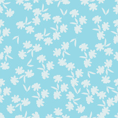 Flowers watercolor illustration. Manual composition, pattern abstract flowers