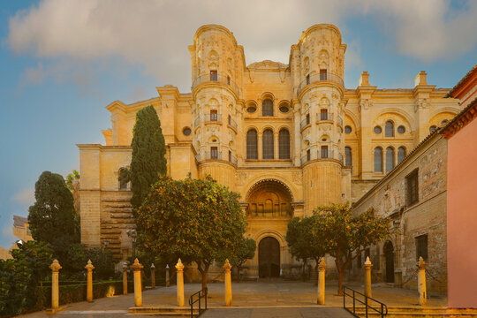Malaga Cathedral is at Malaga city in the Andalusia community in Spain.