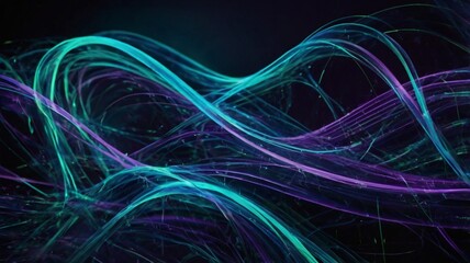 dynamic background with flowing lines