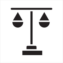 Fototapeta premium scale icon with white background