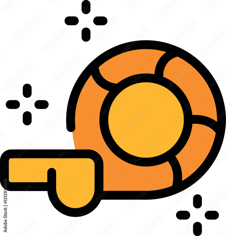 Aufkleber measuring tape icon representing accurate length measurement for construction and tailoring, symboli
