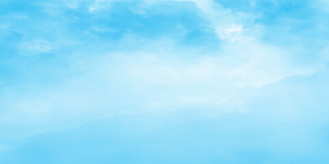 Blue pastel sky with beautiful white cloud texture background colorful clearing day and nature in the morning, abstract vector realistic isolated cloud fog or smog for texture and seamless pattern.