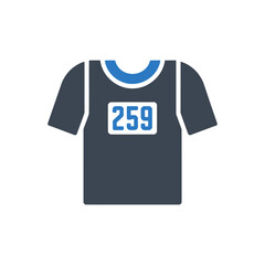 Sports Jersey Number Icon