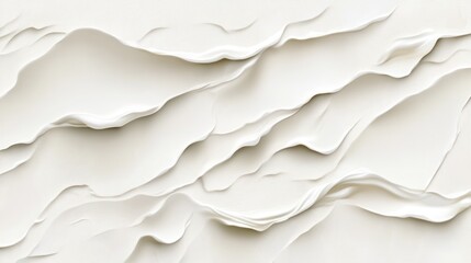 Fototapeta premium White cream texture swirls, abstract background, cosmetic backdrop