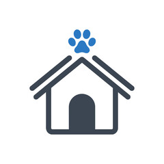 Paw Roof Shelter Icon
