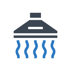 Steam Shower Head Icon
