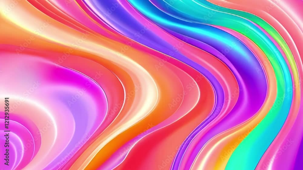 Poster gradient grainy background with geometric patterns, light technology background, copy space. 3d imag
