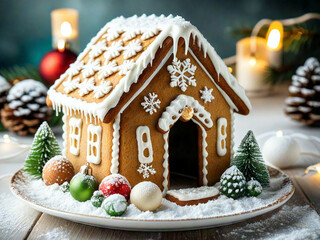 christmas gingerbread house