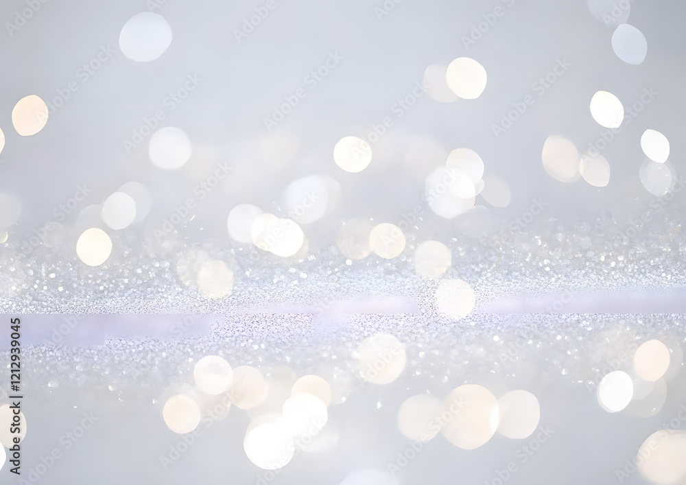 Poster sparkle bokeh light background