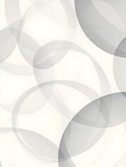 Minimalist overlapping abstract gray and white curves forming a soft textured design