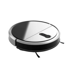 Sleek Robotic Vacuum Cleaner Png Background