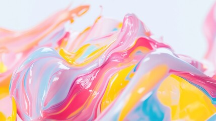 Fototapeta premium Abstract Swirling Paint