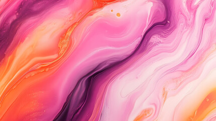 Obraz premium Colorful abstract liquid glass background. wallpaper neon. Fluid painting abstract texture. Intensive colorful mix of acrylic neon colors