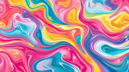 Obraz premium Colorful abstract liquid glass background. wallpaper neon. Fluid painting abstract texture. Intensive colorful mix of acrylic neon colors