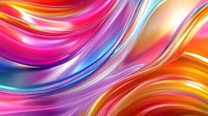 Obraz premium Colorful abstract liquid glass background. wallpaper neon. Fluid painting abstract texture. Intensive colorful mix of acrylic neon colors