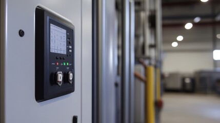 Industrial Control Panel - Modern Automation System