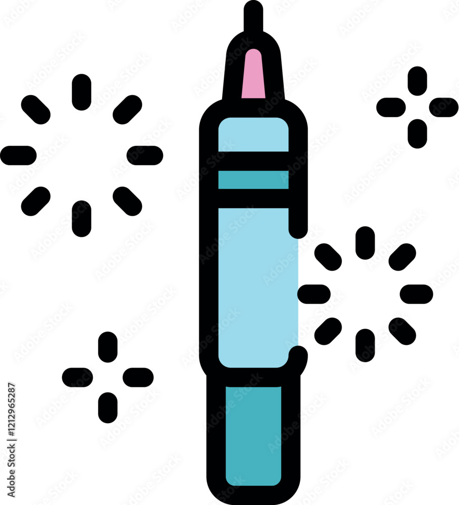 Poster firework rocket exploding, creating sparks and bright lights, celebrating a special occasion