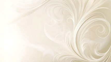 Elegant beige light background with a gentle swirl pattern