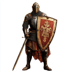 medieval knight in armour