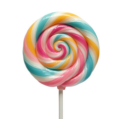 Lollipop candy isolated on transparent background
