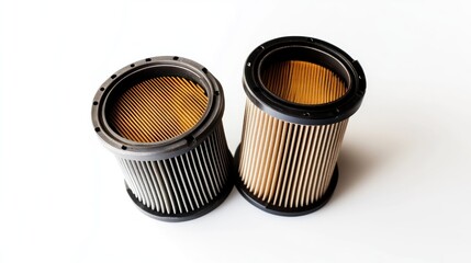 Industrial Air Filters: Two High-Quality Filtration Cylinders