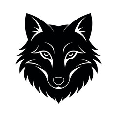 wolf head vector illustration