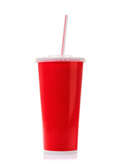 A takeaway paper cola cup