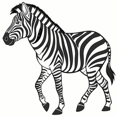 zebra vector illustration