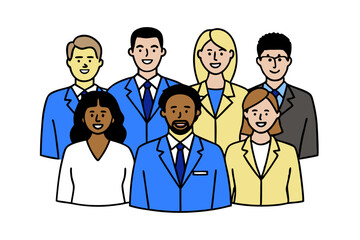 group of business people