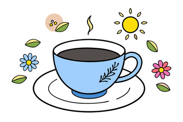 Create a Coffee Cup Silhouette Vector for Creative Projects