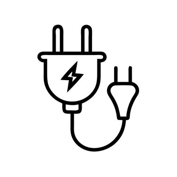 Elektrischer Stecker Symbol