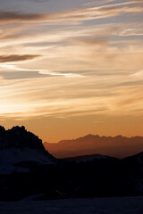 Mountains Wrapped in Gold