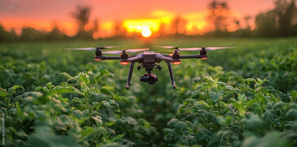 Poster machine learning powers modern farming drones for streamlined agrotech automation