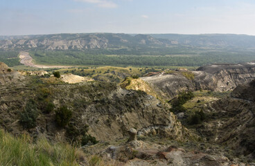 Fototapeta premium Stunning Rugged and Rural Landscape Views in the Dakotas