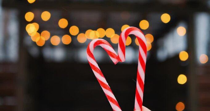 Candy cane heart highlights sweet delight but warns of excess sugar in seasonal treats, as excess consumption threatens healthy balance, urging moderation to prevent excess strain on well-being.