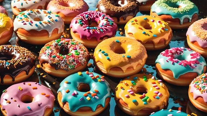 Bright donuts