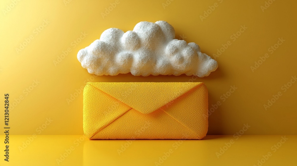 Poster uploading envelope technology to cloud storage as part of digital transformation enhances integratio