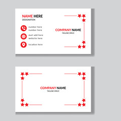 Modern Creative and Clean Business Card Design Template
