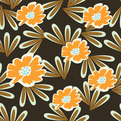 Floral pattern, spring summer background