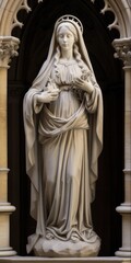 Miriam Prophetess Statue: A Masterpiece of Church Architecture and Historical Stone Sculpture in Europe