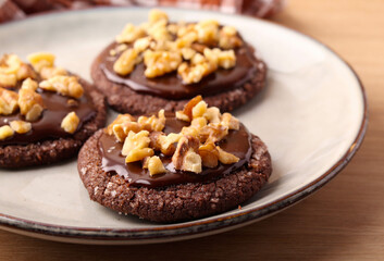 Double chocolate cookies