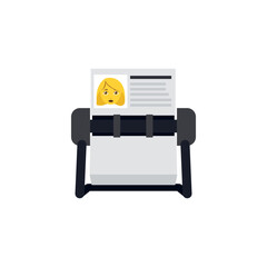index card emoji vector symbol sign icon illustration