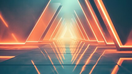 A sequence of glowing