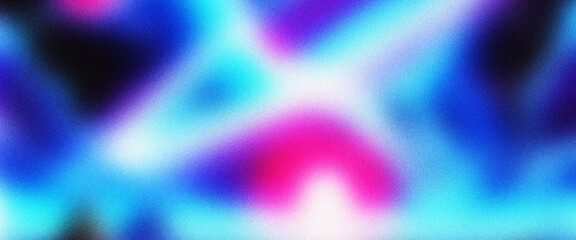 Vibrant Gradient Background with Smooth Flowing Neon Glow and Glitter Effects for Dynamic Design Concepts